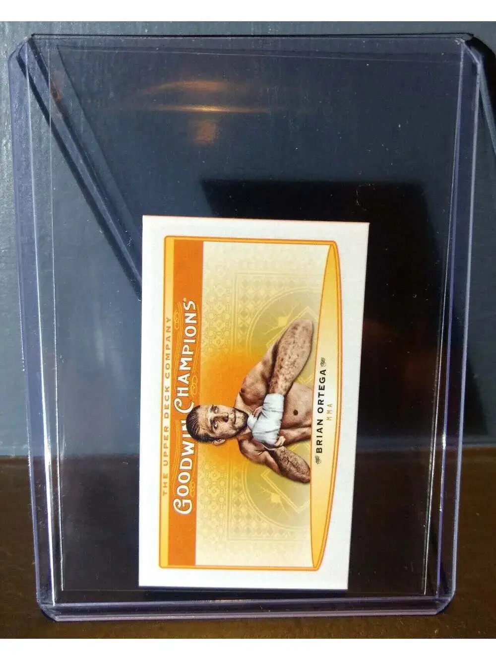 2019 Upper Deck Goodwin Champions Mini #58 Brian Ortega Mixed Martial Arts Card